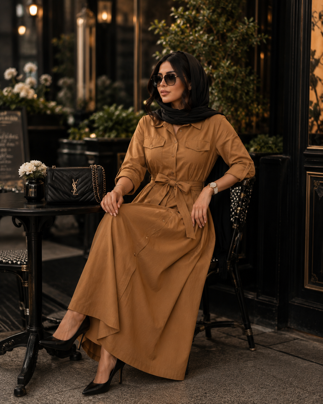 پیراهن لینن پگاه کد 537