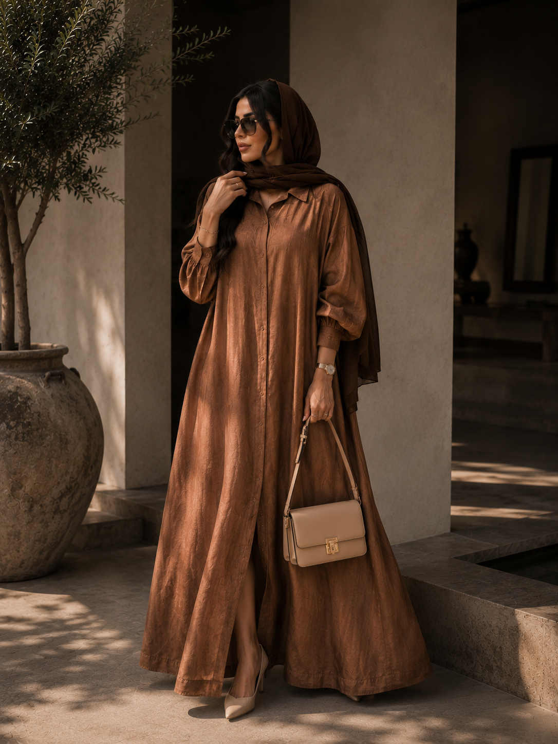 مانتو پیراهنی صبا کد 539