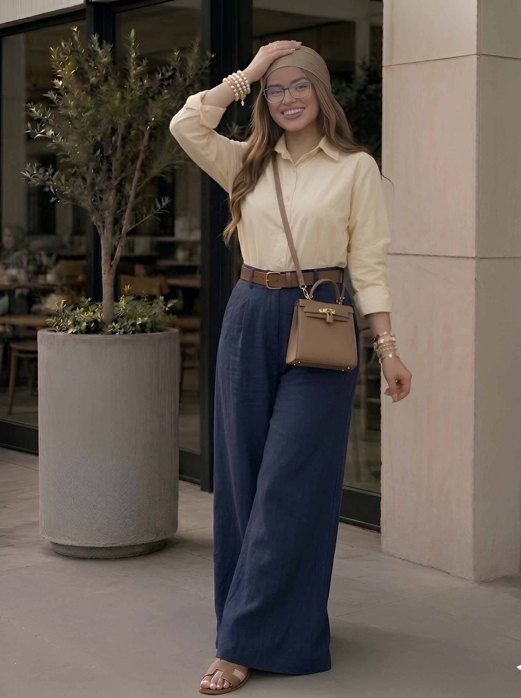 شلوار لینن کد 502